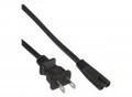 InLine Netzkabel Netzstecker Japan auf Euro 8 C7 Stecker schwarz 1,8m 1,8 m 2-polig