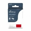 MEDIARANGE Schriftbandkassette schwarz auf rot 8m x 24mm laminiert (MRBTZ451)