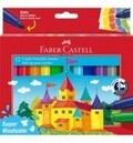FABER-CASTELL Filzstift Jumbo Super Washable 12er (154311)