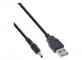InLine 3.00m USB DC Stromadapterkabel A Stecker zu Hohlstecker Digital/Daten