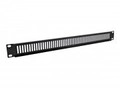 InLine Rack-Blindabdeckungsplatte Schwarz RAL 9005 1U 48,3 cm 19 " (19111F)