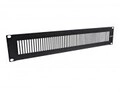 InLine Rack-Blindabdeckungsplatte Schwarz RAL 9005 2U 48,3 cm 19 " (19111H)