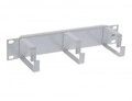 InLine 10 " Kabelf&uuml;hrungspanel 3 B&uuml;gel RAL 7035 grau Gr&ouml;&szlig;e: 1 HE Material: Metall