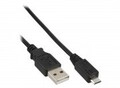 InLine USB-Kabel Micro-USB Typ B M bis USB M 2.0 3 m Schwarz (31730)