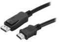 VALUE Videokabel DisplayPort / HDMI M bis M 10 m abgeschirmt Schwarz (11.99.5784)