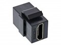 InLine HDMI Keystone Snap-In Einsatz 4K/60Hz A Buchse/Buchse schwarz Kunststoff