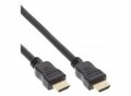 InLine HDMI mit Ethernetkabel S bis S 30 cm Dreifachisolierung Schwarz geformt 4K