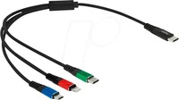 DeLock 86820, Delock USB Ladekabel 7,60 cm 3" 1 Type-C zu Lightning Micro 30