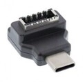 InLine USB 3.2 Adapter USB-C Stecker zu intern USB-E Frontpanel Buchse Digital/Daten