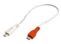 VALUE USB- / Stromkabel Micro-USB Typ B M bis B M 30 cm wei&szlig; (11.99.8307)