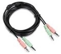 TRENDnet Kabelsatz 6 ft DVI-I USB and Audio KVM Cable Kit (TK-CD06)
