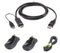 ATEN HDMI zu DP KVM Kit Kabel-/Adapterset Digital/Display/Video (2L-7D02UHDPX4)