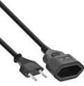 InLine Euro-Verl&auml;ngerung Eurostecker an Eurokupplung schwarz 1.5m Audio/Multimedia