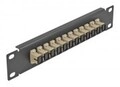Delock Patch Panel SC MM X 12 Schwarz 1U 25,4 cm 10 " (66762)