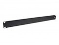 InLine 19 " Blindplatte 1HE RAL 9005 schwarz Das 19 "-Blindpanel f&uuml;llt freie L&uuml;cken