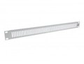 InLine Rack-Blindabdeckungsplatte Grau RAL 7035 1U 48,3 cm 19 " (19111G)