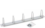 TRITON Kabelmanagement-Panel m. 5 B&uuml;gel 1HE lichtgrau Rack-Zubeh&ouml;r 1 HE (922431)