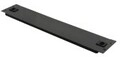 ROLINE 19 "-Blindblende 2HE Metall zum Einrasten Schwarz (26.30.0001)