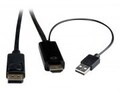 ROTRONIC-SECOMP Roline Videokabel HDMI USB nur Strom m&auml;nnlich bis DisplayPort...