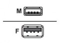 EFB Elektronik USB2.0 Verl&auml;ngerungskabel A-A St-Bu 0.5m schwarz Enhanced Kupfer