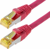 Helos 118137, Helos Patch-Kabel RJ-45 M bis M 10 m SFTP PiMF CAT 6a halogenfrei