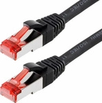 Helos 118156, Helos Patch-Kabel RJ-45 M bis M 50 cm SFTP PiMF CAT 6 halogenfrei