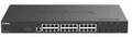 D-Link Switch Smart Managed PoE+ 4x 10G 1 Gbps 24-Port Power over Ethernet Rack-Modul