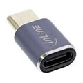 InLine USB4 Adapter USB Typ-C Stecker/Buchse Aluminium grau Grau (35900A)