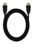 MEDIARANGE HDMI mit Ethernetkabel S bis S 3 m Dreifachisolierung Schwarz rund 4K