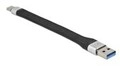 Delock USB 3.2 Gen 1 FPC Flachbandkabel Typ-A zu Type-C 14 cm PD 3 A Digital/Daten