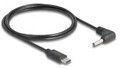 Delock USB Type-C Stromkabel zu DC 3.5 x 1.35 mm Stecker gewinkelt 1.5 m (85393)