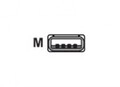 Datalogic CAB-424E USB-Kabel USB M 2 m gewickelt (90A052100)