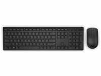Dell 580-ADFO, Dell K M636 Tastatur Maus Set USB QWERTZ drahtlos Schwarz (580-ADFO)