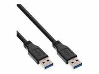 InLine USB 3.0 Kabel A an A schwarz 5m Anschlusskabel 5 m 2.0 9-polig Kupferdraht