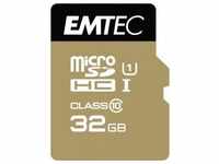 EMTEC microSD Class10 Gold+ Speicherkarte microSDHC 32 GB (ECMSDM32GHC10GP)