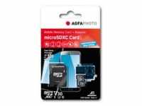 AgfaPhoto MicroSDHC UHS I 32 GB Prof. High Speed U3 V30 A1 Capacity SD 32 GB (10615)
