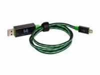 Ultron RealPower LED floating USB-Kabel USB M bis Micro-USB Typ B M 2.0 74,5 cm