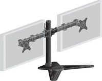 iiyama DS1002D-B1, iiyama Verstellbarer Arm f&uuml;r 2 Monitore Schwarz