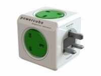 Allocacoc PowerCube Original Type f für Extended Cubes Grün Weiß...