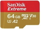 SanDisk 64 GB MicroSDXC Extreme R160/W60 ActionCams/Drones Extended Capacity SD