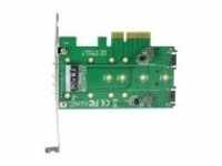 StarTech.com 3PT M.2 SSD Adapter Card 1x PCIe NVMe 2x SATA 3.0 Schnittstellenadapter