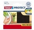 Tesa Protect Pads braun Anti-scratch felts 100 x 80mm Brown (57891-00001-00)