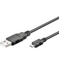 Goobay Kabel USB 2.0 A->micro B S/S 1.0m Digital/Daten USB-Kabel 1 m 5-polig Schwarz