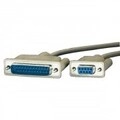ROLINE Kabel seriell DB-9 W bis DB-25 M 1.8 m (11.01.4618)