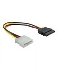 Delock Stromkabel interne Stromversorgung 4-polig M 15 PIN SATA Power cm (60100)