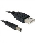 Delock Stromkabel USB Typ A 4-polig M GS-Buchse 5,4 mm 1 m (82197)