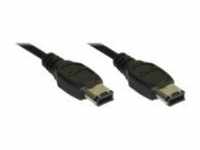 InLine IEEE 1394-Kabel FireWire 6-polig M bis M 50 cm (34055)
