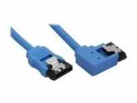 InLine SATA-Kabel Serial ATA 150/300/600 SATA bis 50 cm 90° Stecker
