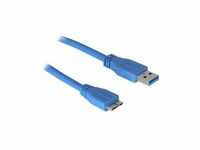 Delock USB-Kabel 9-polig USB Typ A M 10-polig Micro-USB B M 2 m / Hi-Speed / 3.0