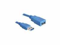Delock USB extension cable Typ A 4-polig M A W 2 m / Hi-Speed / 3.0 (82539)